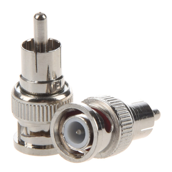 Adaptador BNC Macho a RCA Macho