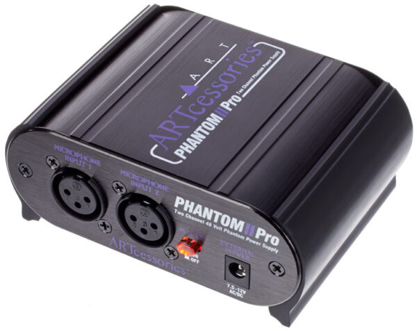 Alimentador Phantom Art Phantom II Pro p/ 2 microfonos