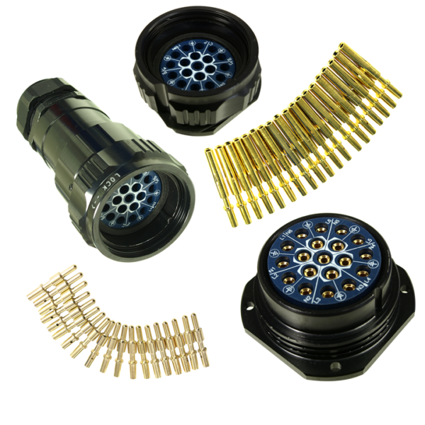 Pin hembra para conectores Tourmate 13-85 pines