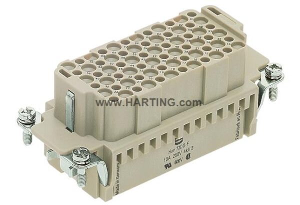 Harting Pastilla Hembra 72 pines Ref 09160723101
