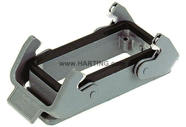 Harting Base panel 24E 2 ENCL con grapa 09300240301
