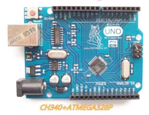 Placa de desarrollo compatible ARDUINO UNO
