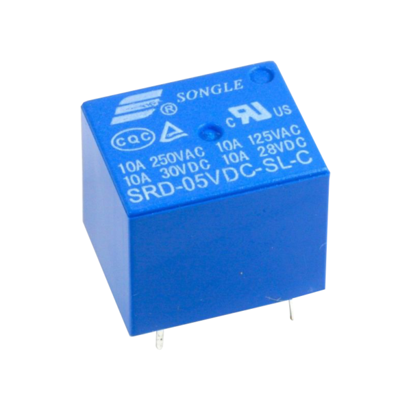 Rele 5 pcb sellado 35V DC 36 OHm