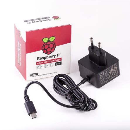 RASPBERRY FUENTE ALIMENTACION PI3 DE 2,5A NEGRO
