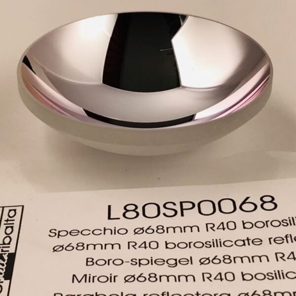 Parabola reflectora 68mm Borosilicato, Canto 1200msr, 2000TH 2000msr ,Tono